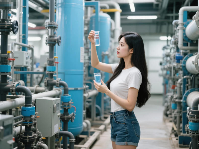 半導(dǎo)體電子行業(yè)用純化水系統(tǒng)現(xiàn)場(chǎng)圖