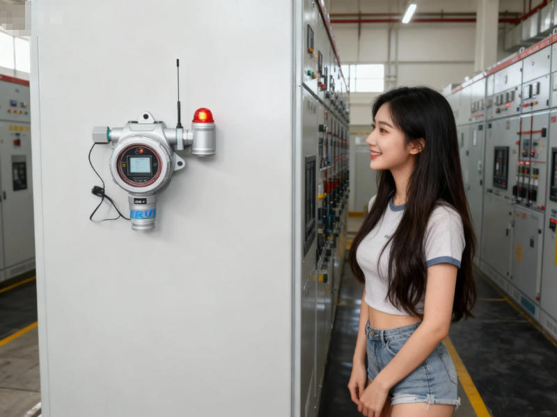 變電站全氟己酮滅火劑泄漏監(jiān)測(cè)現(xiàn)場(chǎng)